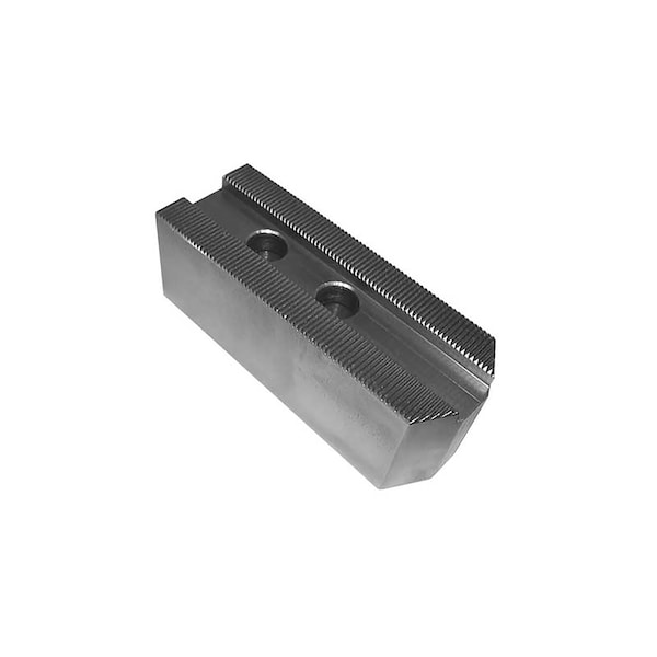 Stm 10in Pointed Soft Top Jaw With Metric Serration Piece - 80mm Height, 3PK - 491455PK