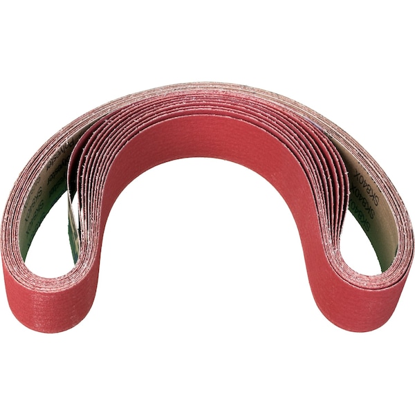 Correa Recubierta Pferd, Co-Cool, 2"x48", 80 Grit, Recubierta, 2" de ancho, 48" de largo, 80 Grit, Óxido de Cerámica - 49591