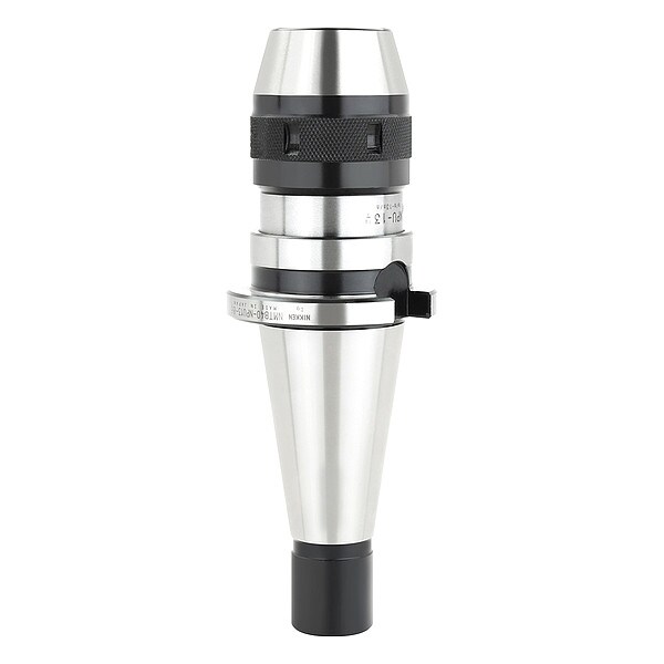Lyndex-Nikken Keyless Drill Chuck 0.500" Cap., NMTB40 Mount Size, Steel - NMTB40-NPU13-86