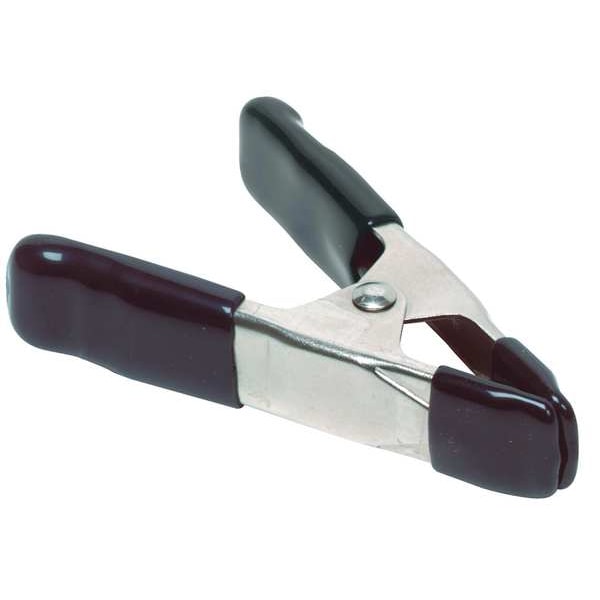 Westward Spring Clamp, Overall Length 4 in, Max. Jaw Opening 1 in, Steel - 5A317