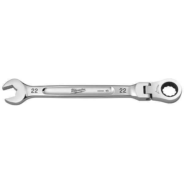 Llave combinada de trinquete de cabeza flexible métrica de 22 mm de Milwaukee Tool - 45-96-9622