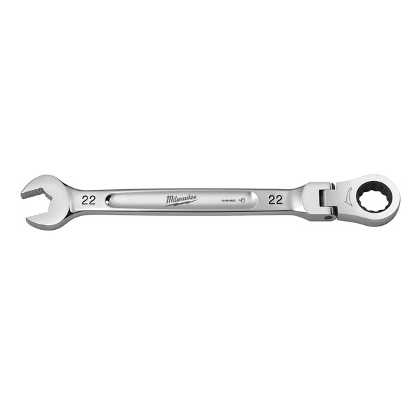 Llave combinada de trinquete de cabeza flexible métrica de 22 mm de Milwaukee Tool - 45-96-9622