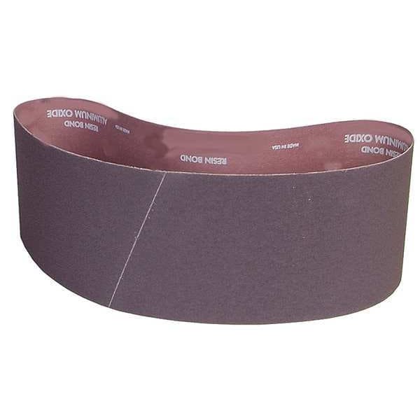 Norton Abrasives Sanding Belt, Recubierto, 4 pulgadas de ancho, 60 pulgadas de largo, 100 granos, Mediano, Óxido de aluminio, R228 Metalite, Café - 78072763161