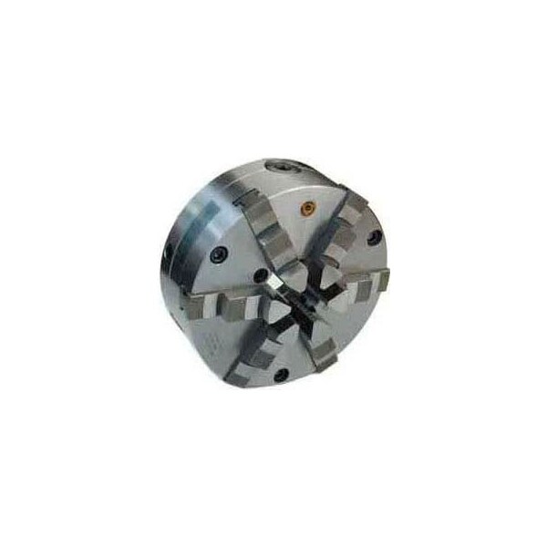 Bison Usa Bison 6-Jaw (Solid) SET-TRU Chuck Forged Steel Body, Plain Back, 6" Fine Adjustable - 7-868-8060