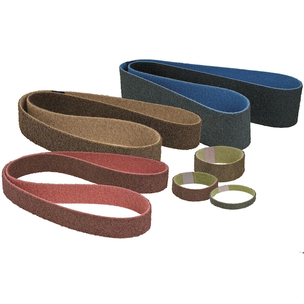 Cinta abrasiva recubierta X-Flex de Cgw Abrasives, 1/2 pulgadas de ancho x 24 pulgadas de largo, grano 180, grado medio, Óxido de Aluminio/ Carburo de Silicio - 59233.