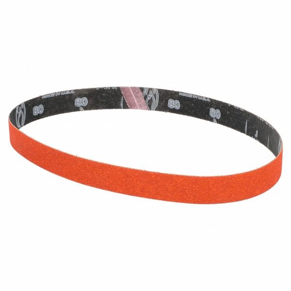 Norton Abrasives Cinturón de lijado, recubierto, cerámico, 80 grano, grueso, Blaze R980P, Blaze - 69957346105.