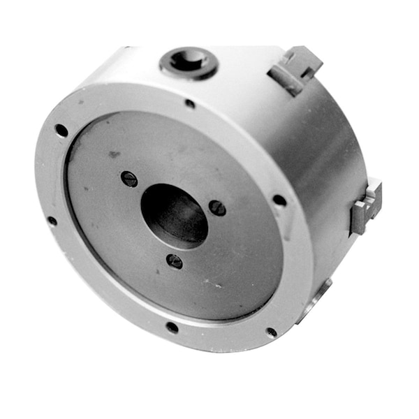 H & H Industrial Products 10" 6-Jaw Plain Back Self Centering Lathe Chuck - 3900-4559