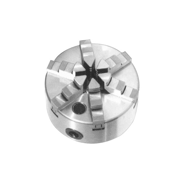 H & H Industrial Products 10" 6-Jaw Plain Back Self Centering Lathe Chuck - 3900-4559