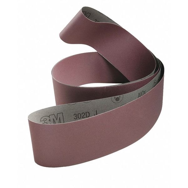 Cinturón de tela 3M 302D, 2 pulgadas x 132 pulgadas, 80 grano J-weight - 7010327297
