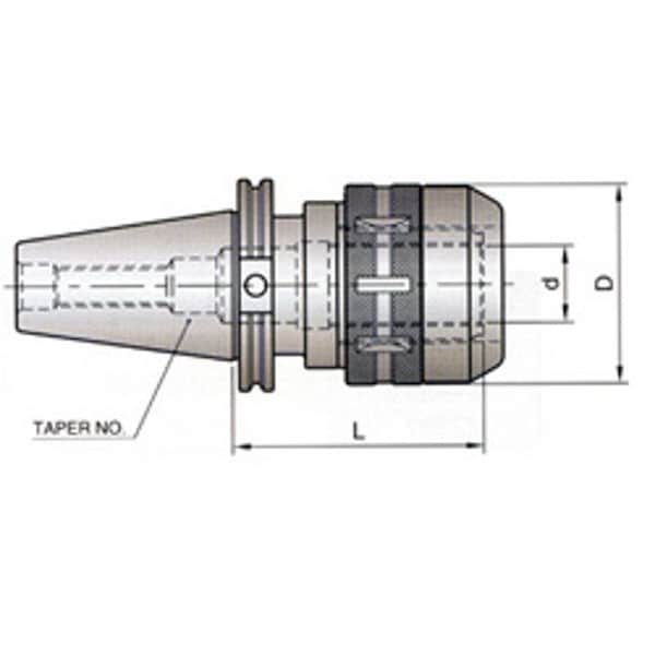 Yg-1 Tool Cat40 1-1/4 Capacity Chuck - LK017