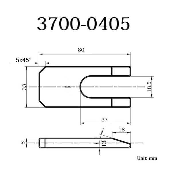Hhip JT6 Or JT33 Drill Chuck Removal Wedge Set - 3700-0405