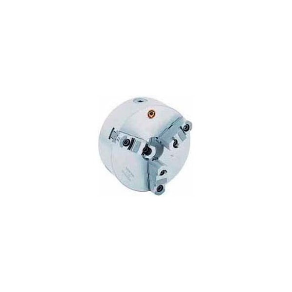 Bison Usa Bison 3-Jaw (2 Piece) Scroll Chuck Semi-Steel Body, Plain Back, 8" - 7-800-0800