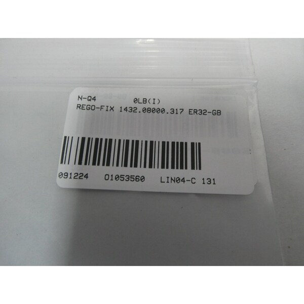 Rego-Fix COLLET 8MM 5/16IN TOOL HOLDER - 1132.08000.317 ER32-GB