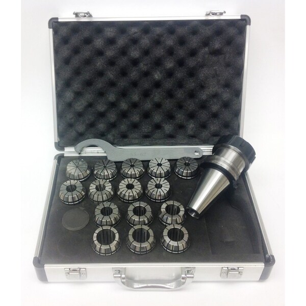 Hhip ER-40 CAT40 V-Flange Spring Collet Chuck Set - 3900-4040