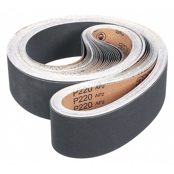 3M Cinta de tela 461F, 4 pulgadas x 118 pulgadas P220 peso XF - 7010307717
