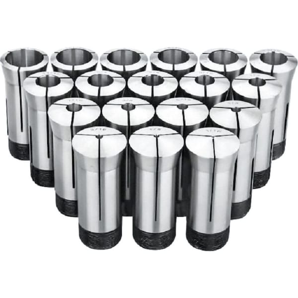 Hhip 1/16 To 1-1/8" X 64ths 5C 69 Piece Collet Set - 3900-1112