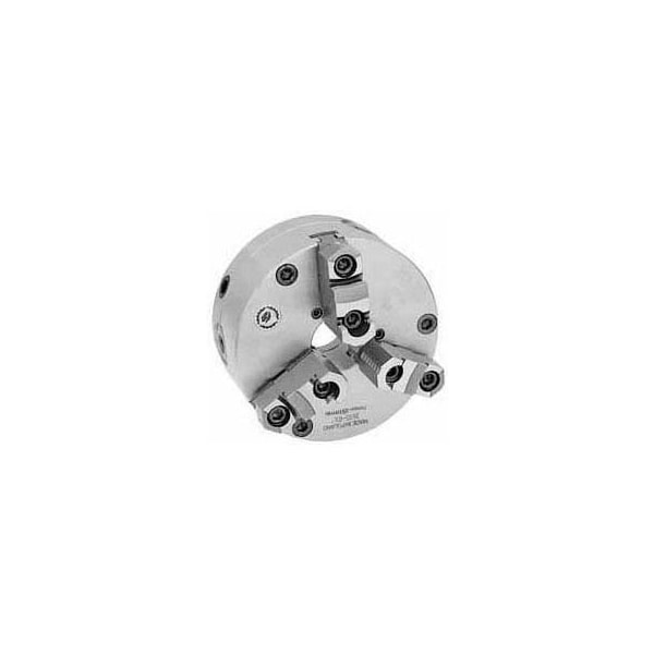 Bison Usa Bison 3-Jaw (2 Piece) SET-TRU Chuck Forged Steel, Plain Back, 6" Fine Adjustable - 7-866-0600