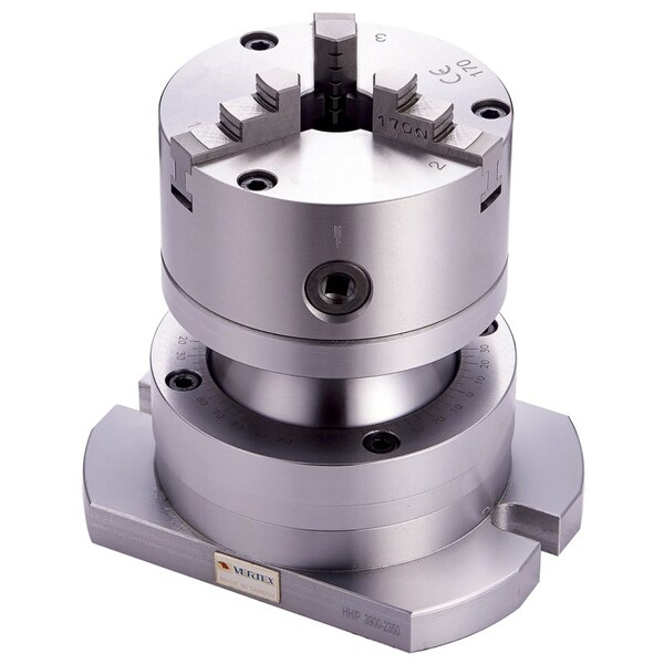 H & H Industrial Products Vertex 5" 3-Jaw 360 Degree Rotary Chuck - 3900-2350