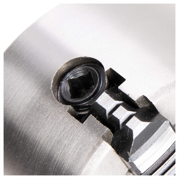 H & H Industrial Products Harlingen 8" 4-Jaw Independent Lathe Chuck Plain Back - 9713-1105