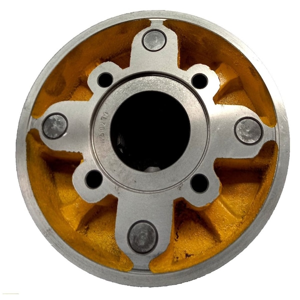 H & H Industrial Products Harlingen 8" 4-Jaw Independent Lathe Chuck Plain Back - 9713-1105