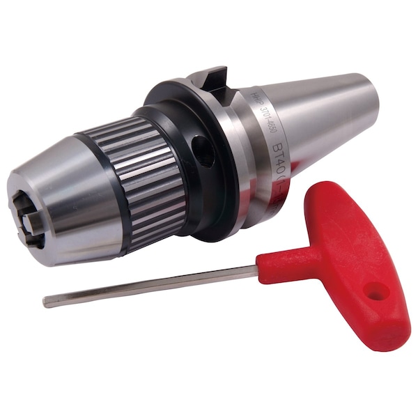 H & H Industrial Products 1/32-1/2" BT40 Ultra Precision Integral Locking Drill Chuck - 3701-4650