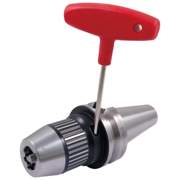 H & H Industrial Products 1/32-1/2" BT40 Ultra Precision Integral Locking Drill Chuck - 3701-4650