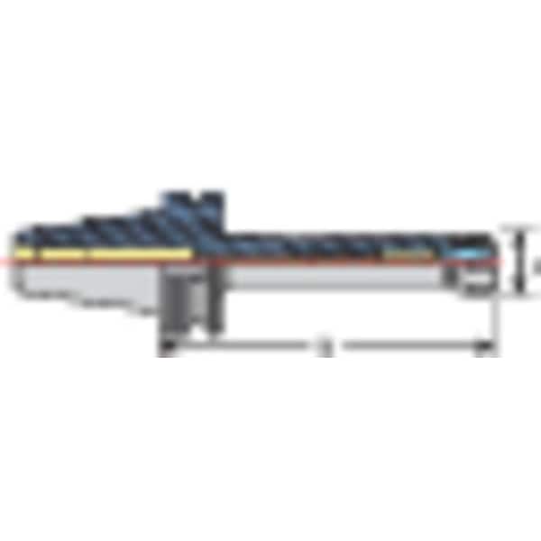 Techniks Collet Chuck, ER25,150mm Projection - 16175