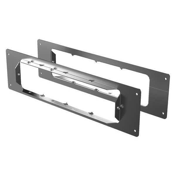 Sti One Pair Four Gang Mounting Plates - EZP433W