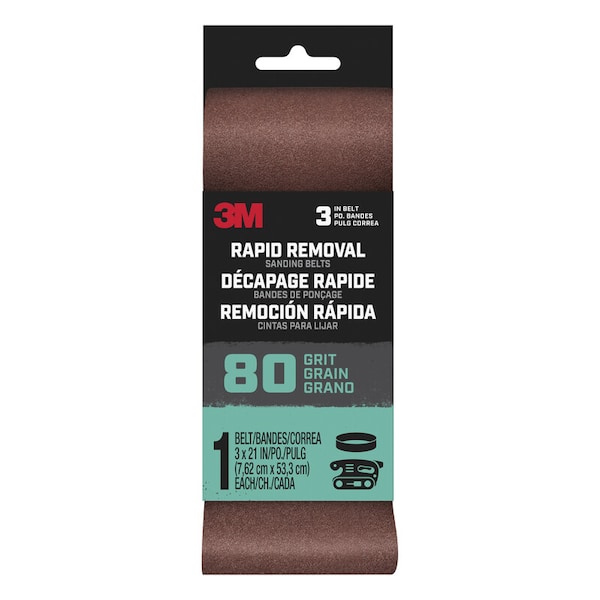 BANDA DE LIJA 80G 3X21" - BELT3X211PK80