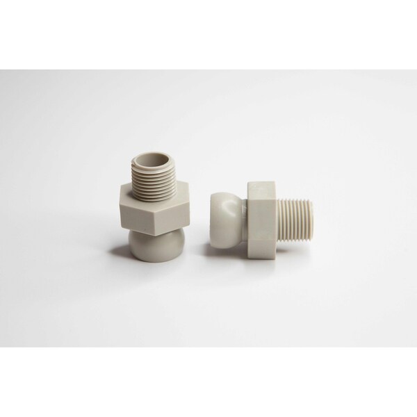 Cedarberg Snap-Loc Systems 1/2 System Male Hose to Male Pipe Thread Connector 3/8 NPT Pac of 4 - 8450-17