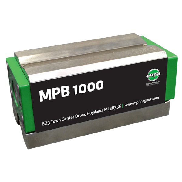 Mpi 3.4" x 7.2" x 3.5" Permanent Magnetic Block 10kN/cm² holding force - MPB-1000