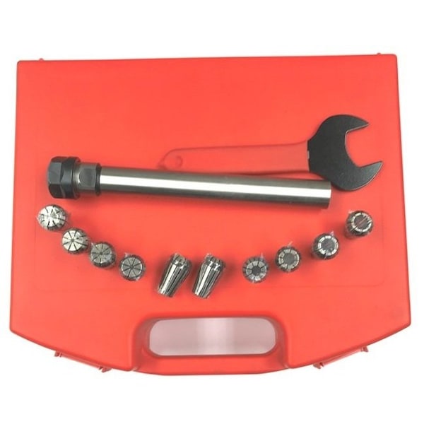 Hhip ER-16 3/4 X4" Straight Shank Spring Collet Chuck Set - 3900-1672
