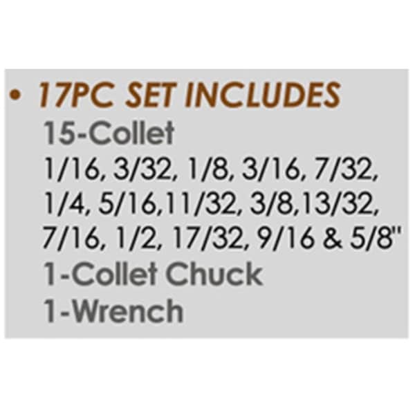 Hhip ER-25 CAT40 V-Flange Spring Collet Chuck Set - 3900-4025