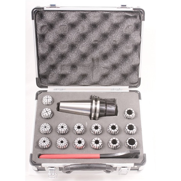 Hhip ER-25 CAT40 V-Flange Spring Collet Chuck Set - 3900-4025