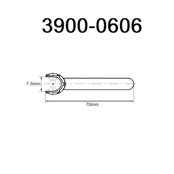 Hhip 7.5mm ER-8 Castle Wrench For Mini ER Chuck Nut - 3900-0606