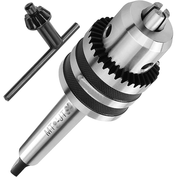 Hhip 5/8 in. JT3 Drill Chuck With Key, MT3 Arbor & JT3 Chuck Wedges - 9999-0024