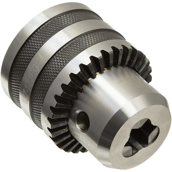 Hhip 1/2" JT33 Drill Chuck with  1/2" Straight Shank Arbor - 9999-0013