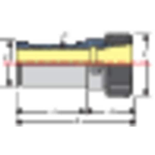 Techniks Collet Chuck, ER40, 60mm Projection - 04790