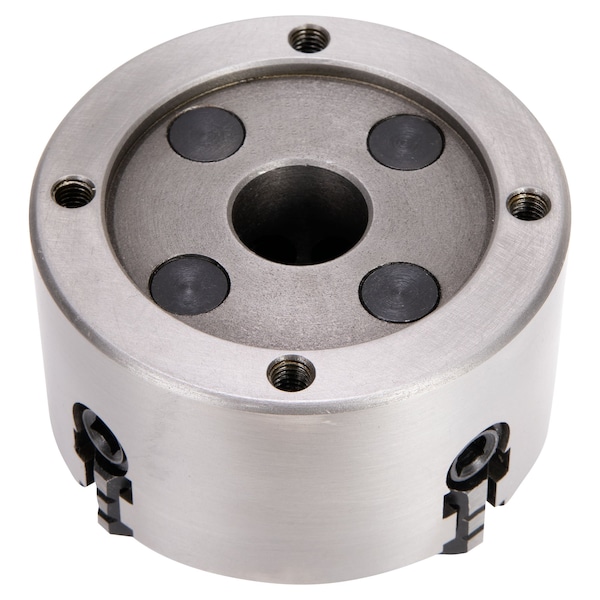 H & H Industrial Products Harlingen 4" 4-Jaw Independent Lathe Chuck Plain Back - 9713-1102