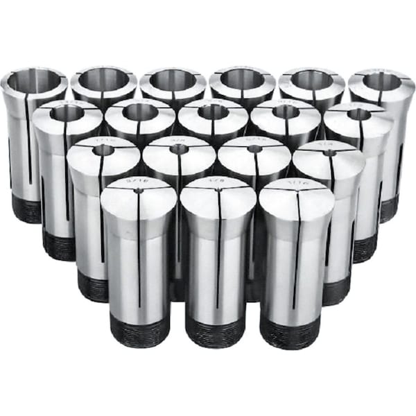 Hhip 1/16 To 1-1/16" By 32Nds 33 Piece 5C Collet Set - 3900-0014