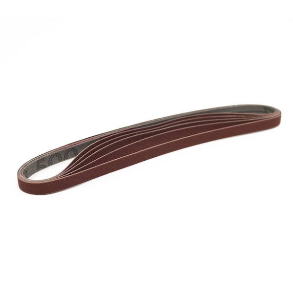 Bandas de lija para barra de lijado Excel Blades #400 Grit, cinturón de reemplazo de 5 piezas, paquete de 6 - 55683