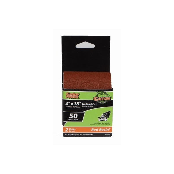 Gator Finishing 2PK 3x18 50G Sand Belt - 3169