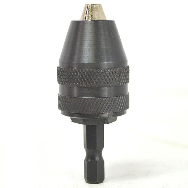 Superior Electric Mini (1/32 Inch - 5/16 Inch) Keyless Drill Chuck with 1/4 Inch Hex Shank Adapter - J016