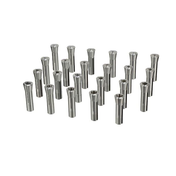 Hhip 1/16-3/4" By 32Nds 23 Piece R8 Collet Set - 3900-0009