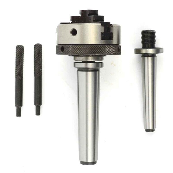 Superior Electric Mini lathe Chuck 2 Inch Diameter with MT-1 and MT-2 Shank - ALC5491