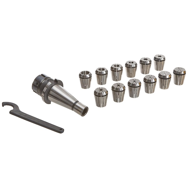 Hhip ER-32 NMTB #40 14 Piece Spring Collet Chuck Set - 3900-0505