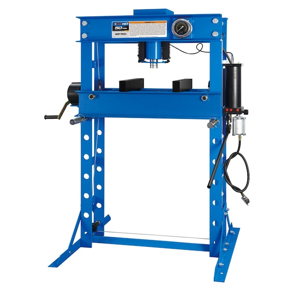 K-Tool International 50 Ton Air/ Hydraulic Shop Press - KTIHD63650