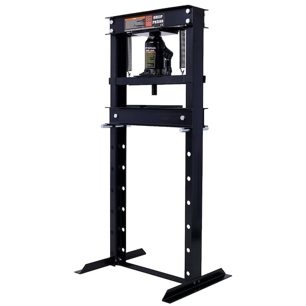 Wrightmaster 20-Ton Hydraulic Shop Press for Automotive & Metalworking Tasks - ZR-S00031