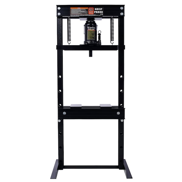 Wrightmaster 20-Ton Hydraulic Shop Press for Automotive & Metalworking Tasks - ZR-S00031