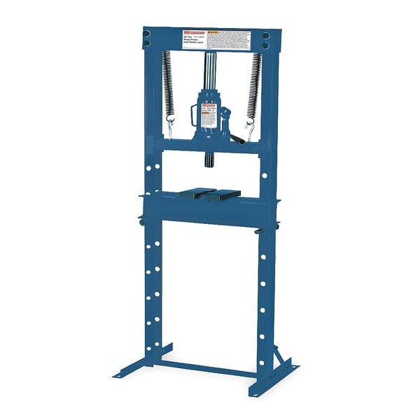 Westward Hydraulic Economy Shop Press, 20 Tons - 1MZJ6